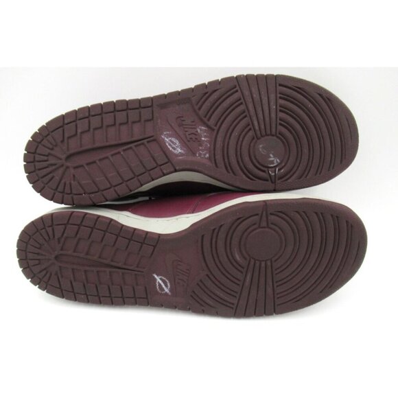 Nike Mad Jibe Burgundy 313264-211 Men Size 14 Boat Deck Shoe Leather Lace Up Red - Picture 7 of 8